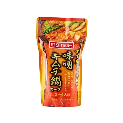 Hotpot Soppbas Miso Kimchi 750g DAISHO Japan