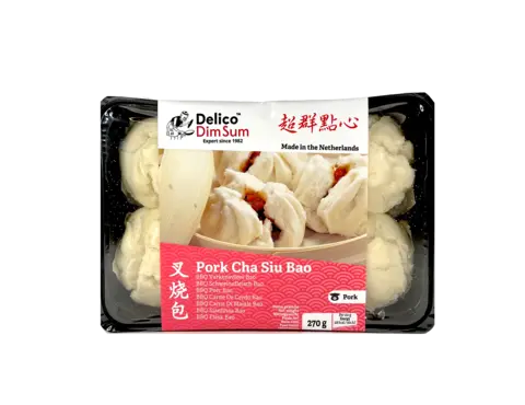 Cha Siu Bao Fryst 270g (6st) Delico Netherländerna