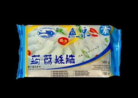 Shirataki Konjac Nudlar/Knot 380g Fishwell