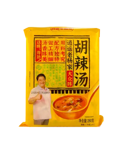 Snabbsoppa Spicy Peppar Smak 280g Hu La Tang Lao Yang Jia Kina