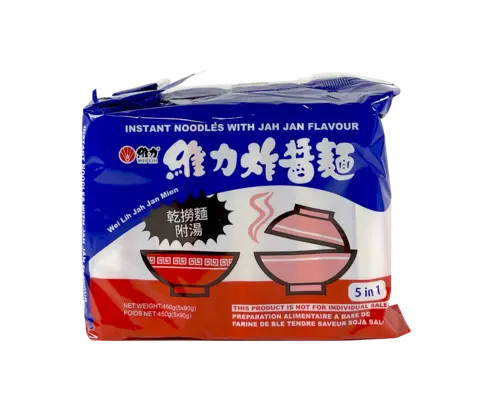 Snabbnudlar Jah Jan Smak 90gx5Påse/Packet WeiLi TW