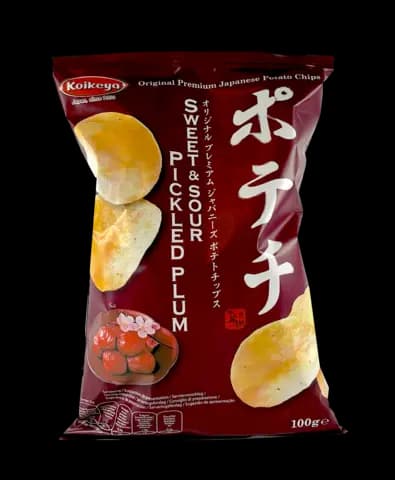 Potatischips Med Söt/Sur Smak 100g Koikeya Japan
