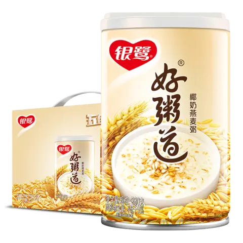 Congee Kokosmjölk/Havre 280gx12st/Ask - Yin Lu Kina