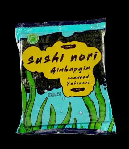 Noriblad För Sushi Rulle 115g (50st Blad/Påse)  NBH Korean