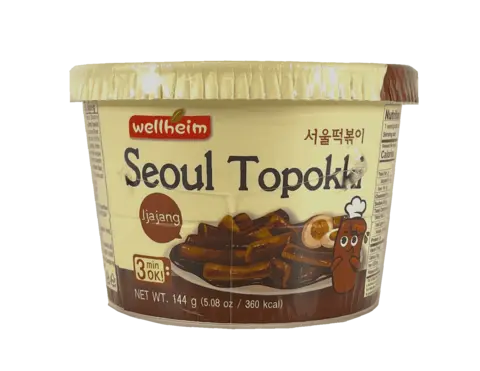 Snabbriskakor Seoul Topokki Jjajang Smak 144g Wellheim Korean