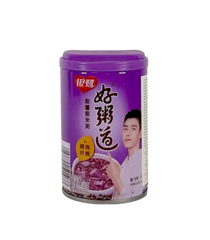 Congee Lila Potatis/Svart Ris 280g Yin Lu Kina