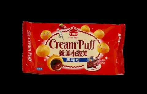 Mörk Chokladpuffar 57g I MEI Taiwan
