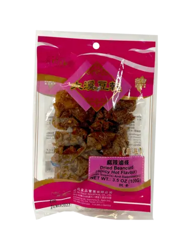 Marinerad Torkad Tofu Stark Chili 100g Shii Fure Taiwan