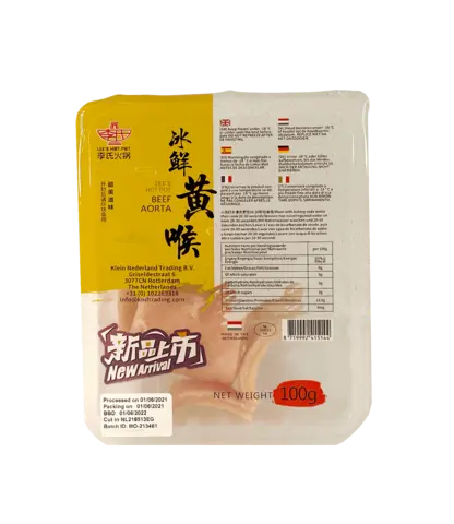 Komage/Aorta Fryst 100g Niu Xin Guan Lee's Hot Pot Nederländerna