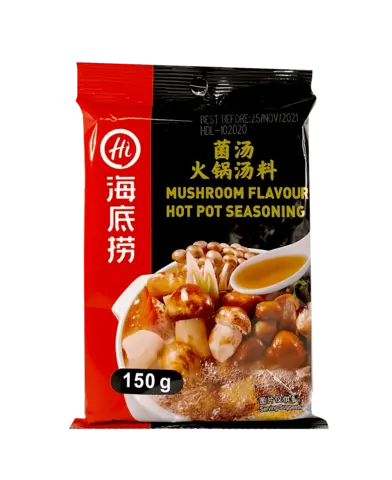 Hotpot Krydda Svampsmak 150g Haidilao Kina