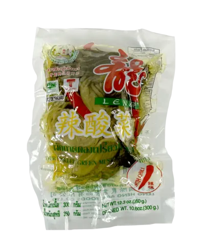 Picklad Kålrabbi Med Chili 350g  Leng Heng brand Thailand