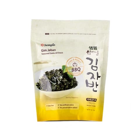 Krispigt Sjögräs BBQ smak 50g Sempio Korea