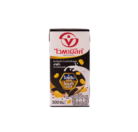 Svart Sesam Sojadryck 300ml/st Vitamilk Thailand