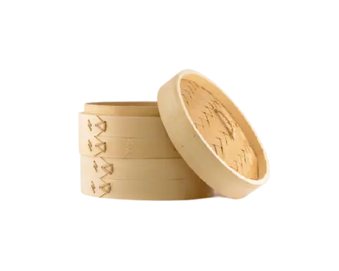 Bambu Steamer W:15cmxH:12.5cm(6#), Korg:2st, Lock:1st/Förp Kina