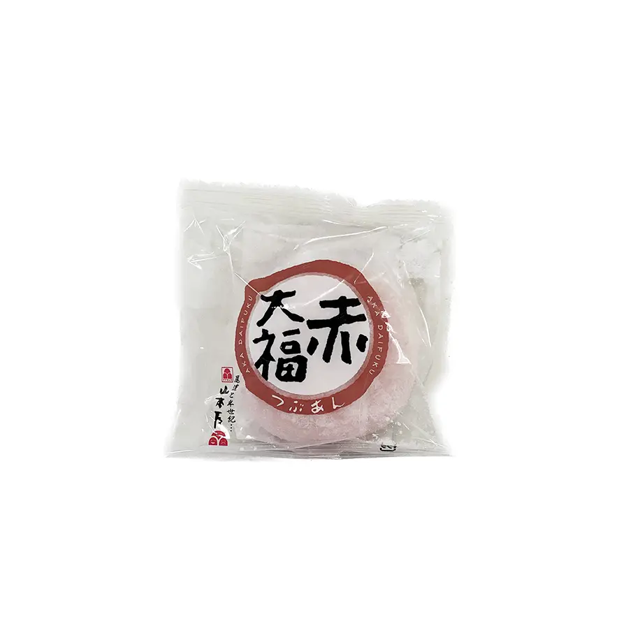 DAIFUKU Fryst Risdessert (röd),med Gråbo/Söt Azukibön Filling 100g Taiwan