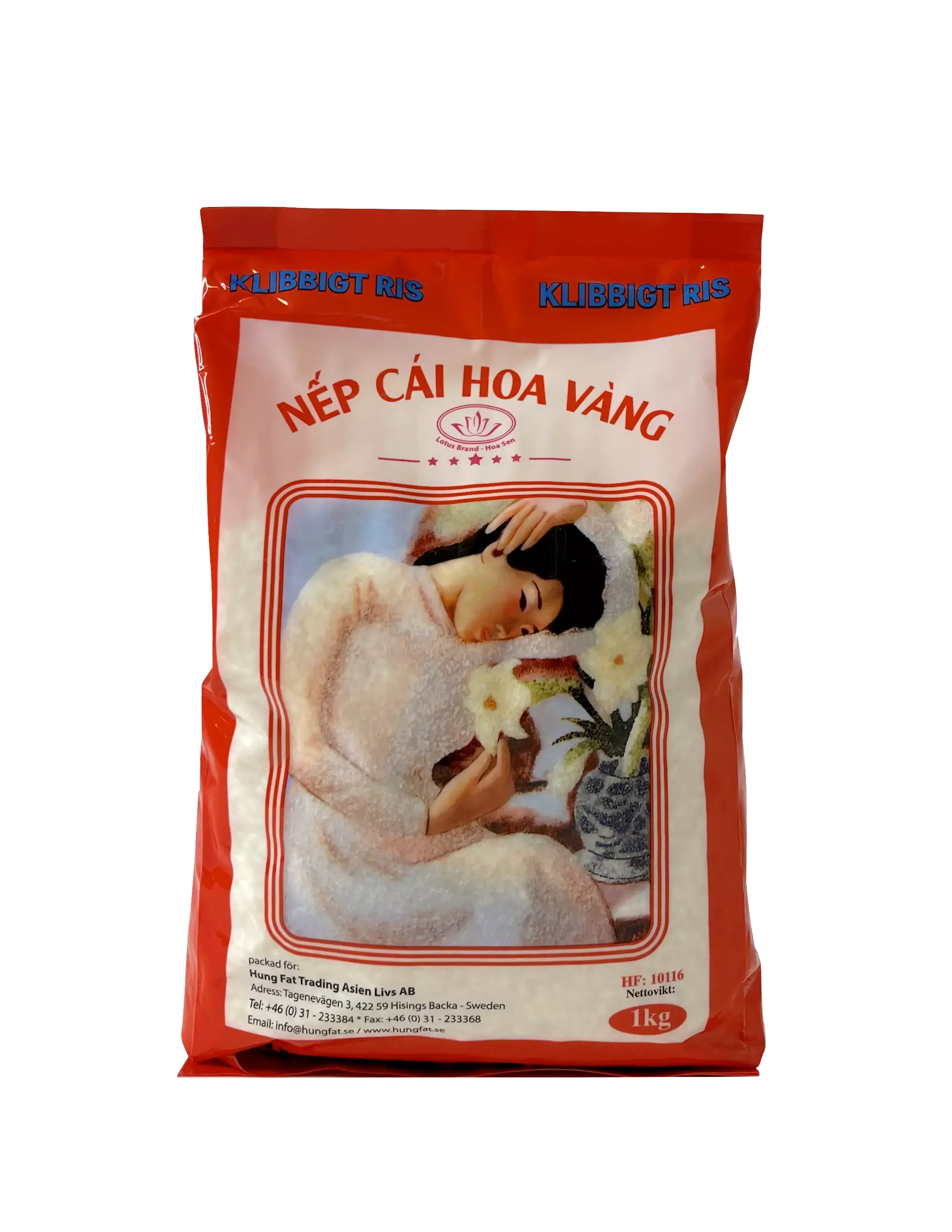 Klibbigt Ris Rund 1kg Vietnam