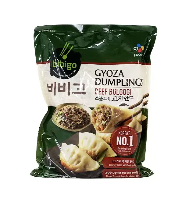 Gyoza Dumpling Biff Bulgogi Fryst 600g Bibigo Korea