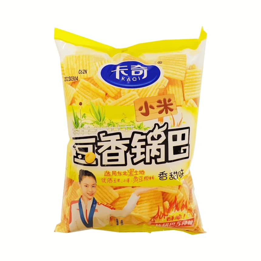 Snacks Krispigt Majs Guo Ba Bönedoft Söt 150g Kaqi Kina