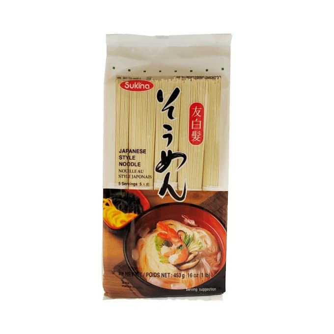 Nudlar Tomoshiraga Somen 453g Sukina Korea