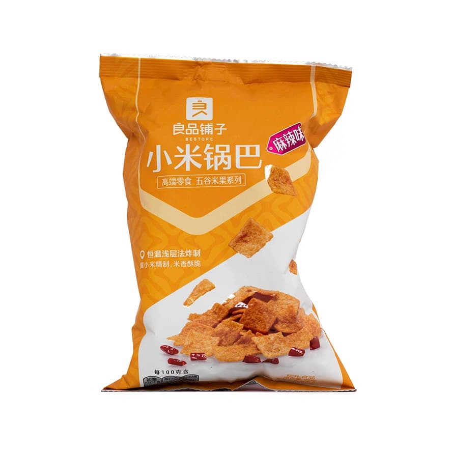 Krispig Millet Stark Chilismak 90g Bestore Kina