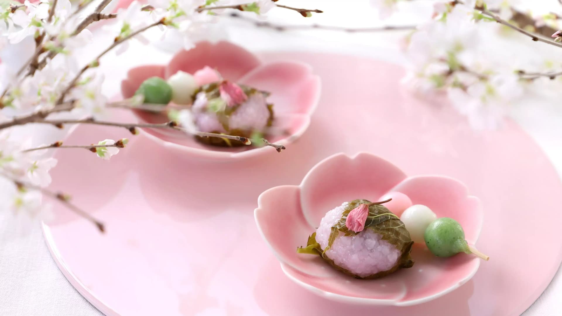Japanese sweet mixed selection