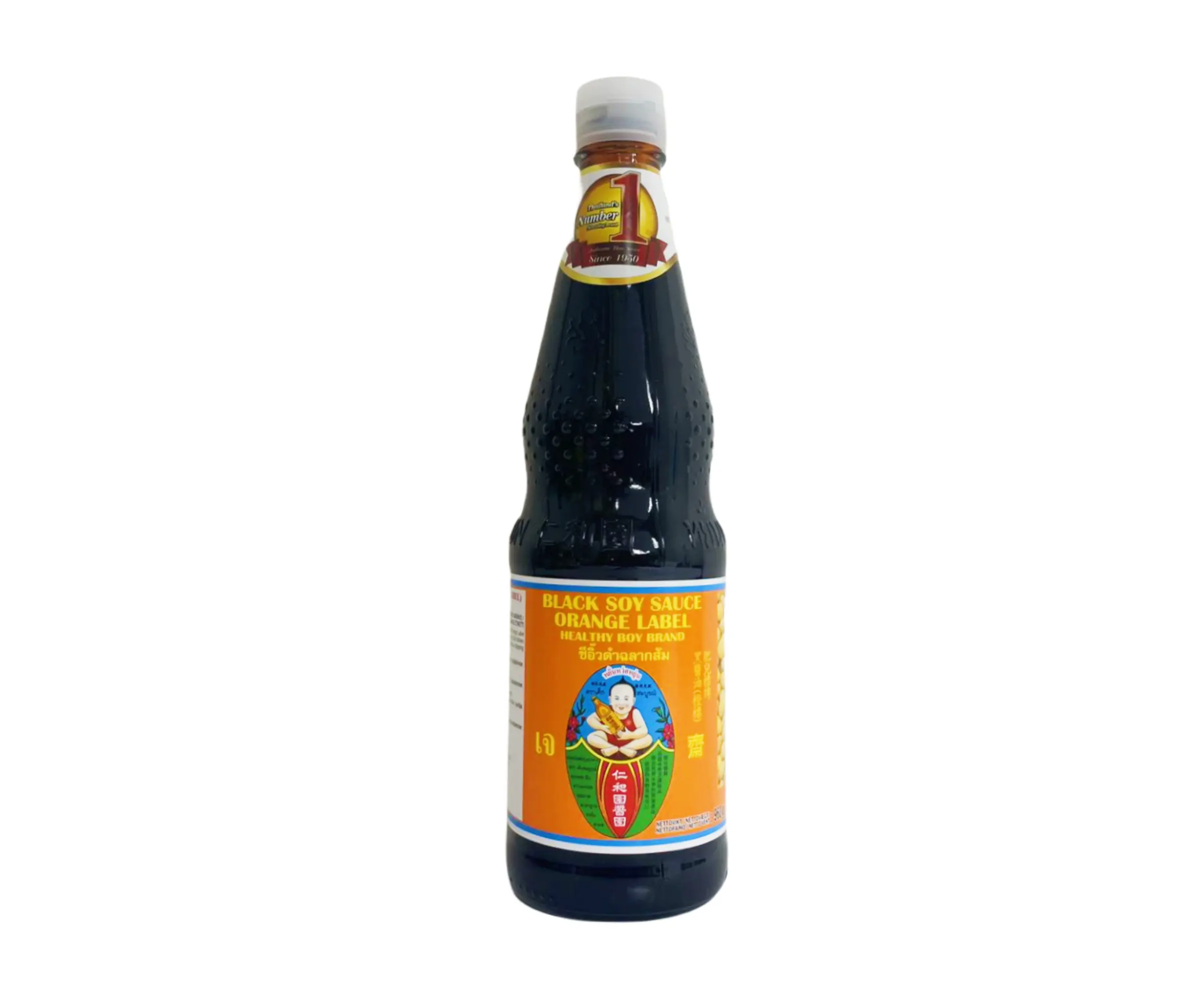 Svart Sojasås Orange Etikett 700ml Healthy Boy Thailand