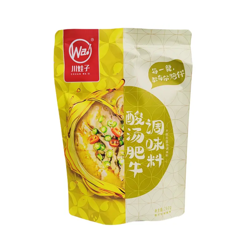 Hotpot Buljong Med Syrlig Smak 260g Chuan Wa Zi Kina