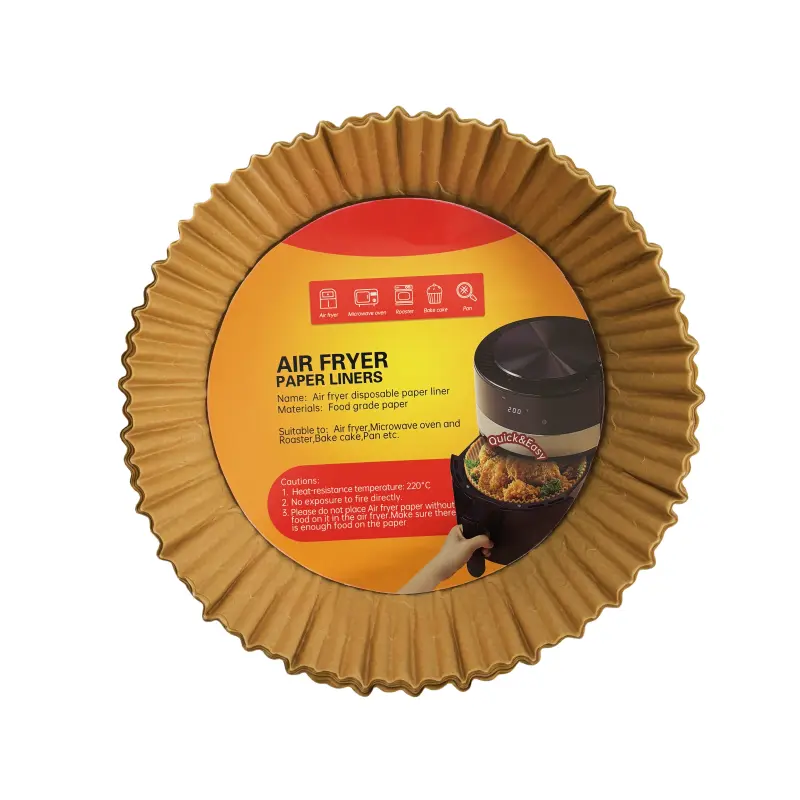 Airfryer Bakpapper 16cm 50st Kina