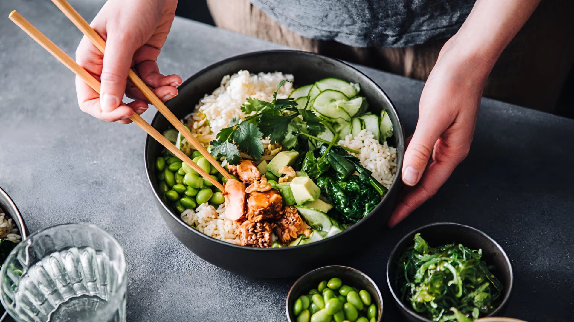 Poke bowl - Kyckling