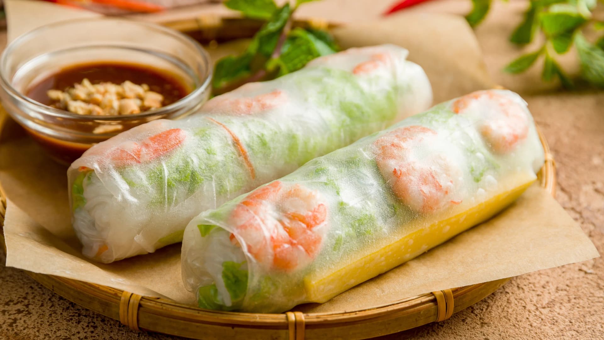 Vietnamesiska vårrullar - Räkor