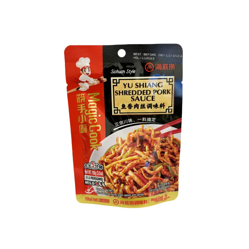 Strimlad Fläskfisksmak Krydda 100g YXRSTWL Haidilao Kina