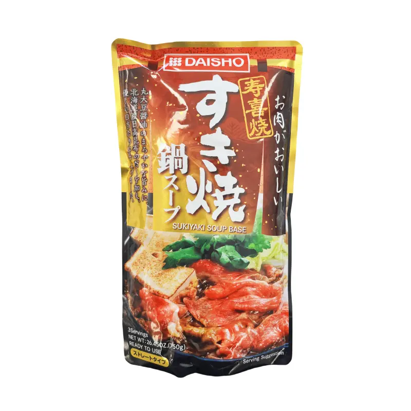 Soppbas Sukiyaki Smak 750g DAISHO Japan