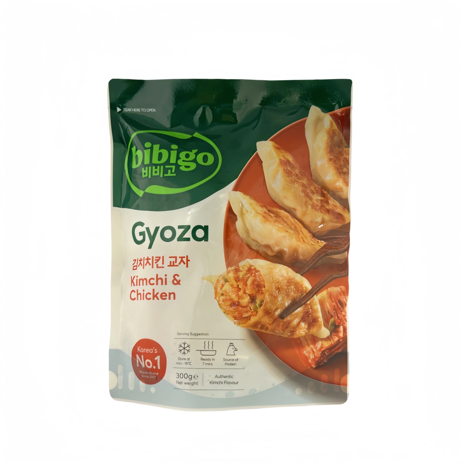 Gyoza Kimchi/Kyckling Fryst 300g Bibigo Korea