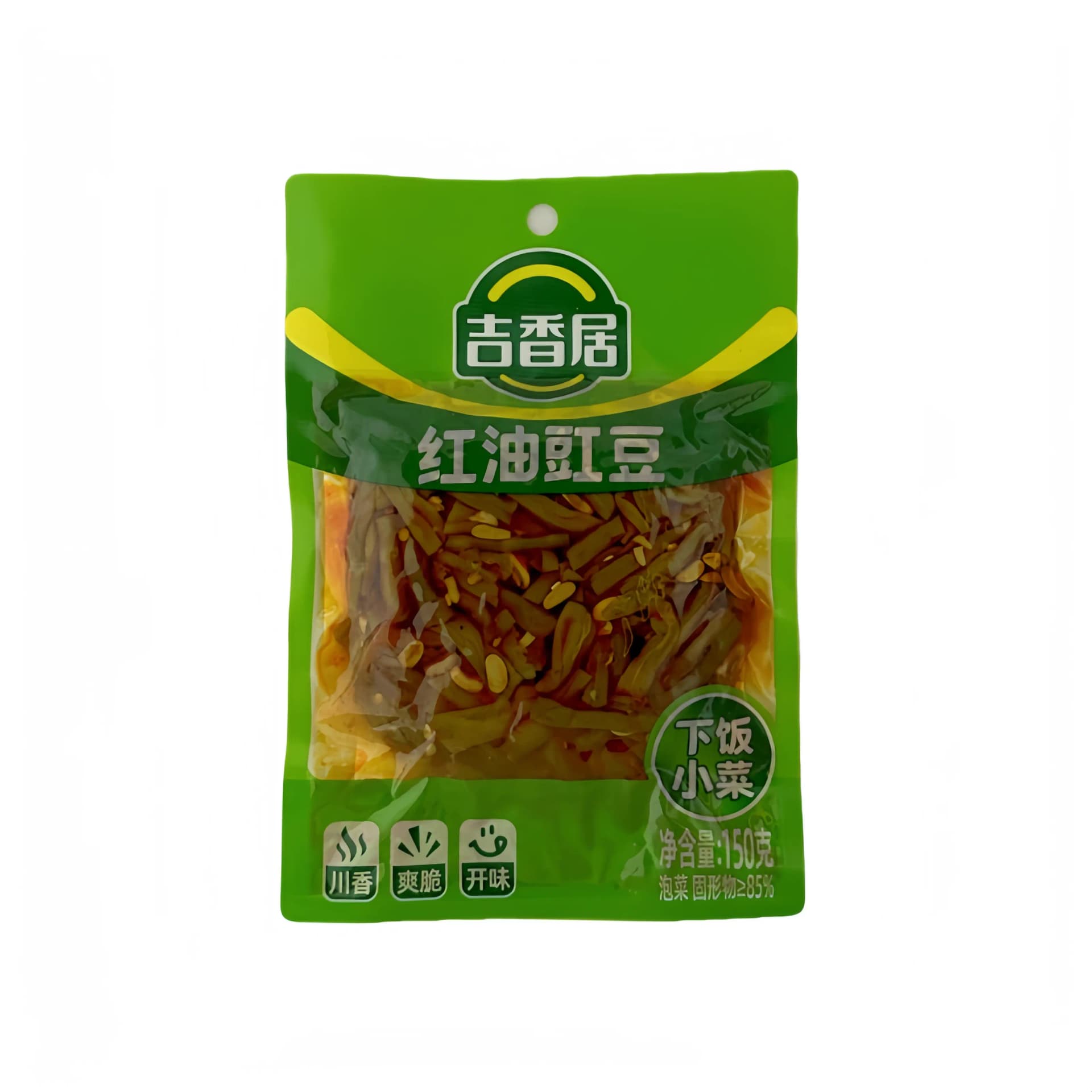 Inlagd Långbönor Med Chiliolja 150g HYJD Ji Xiang Ju Kina