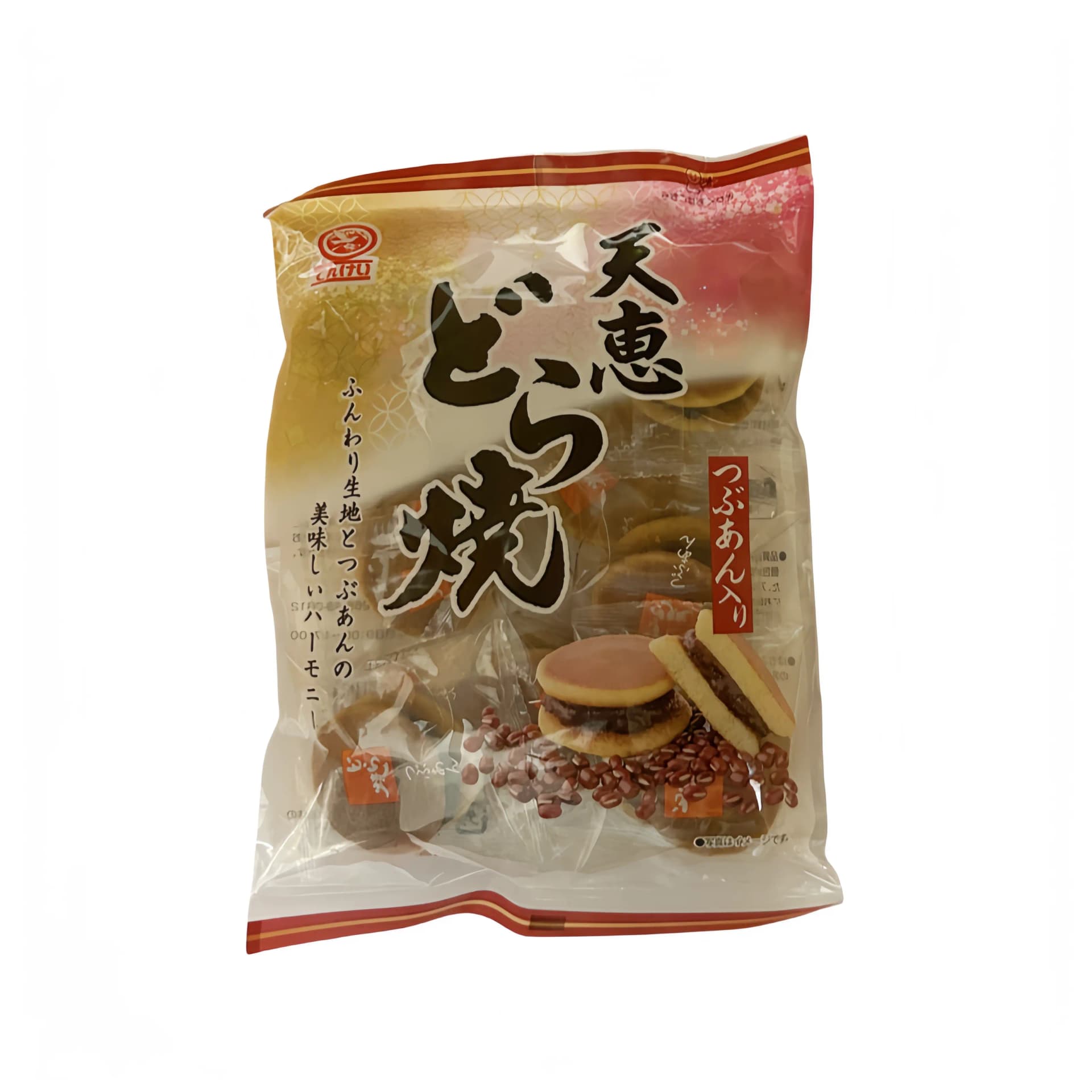 Dorayaki Med Rödbönspasta Fyllning 140g Tenkei  Japan