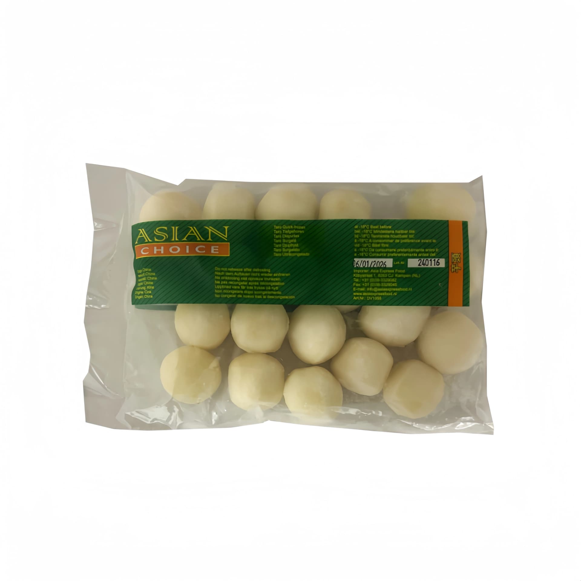 Tarobollar Mini Fryst 500g Asian Choice Kina