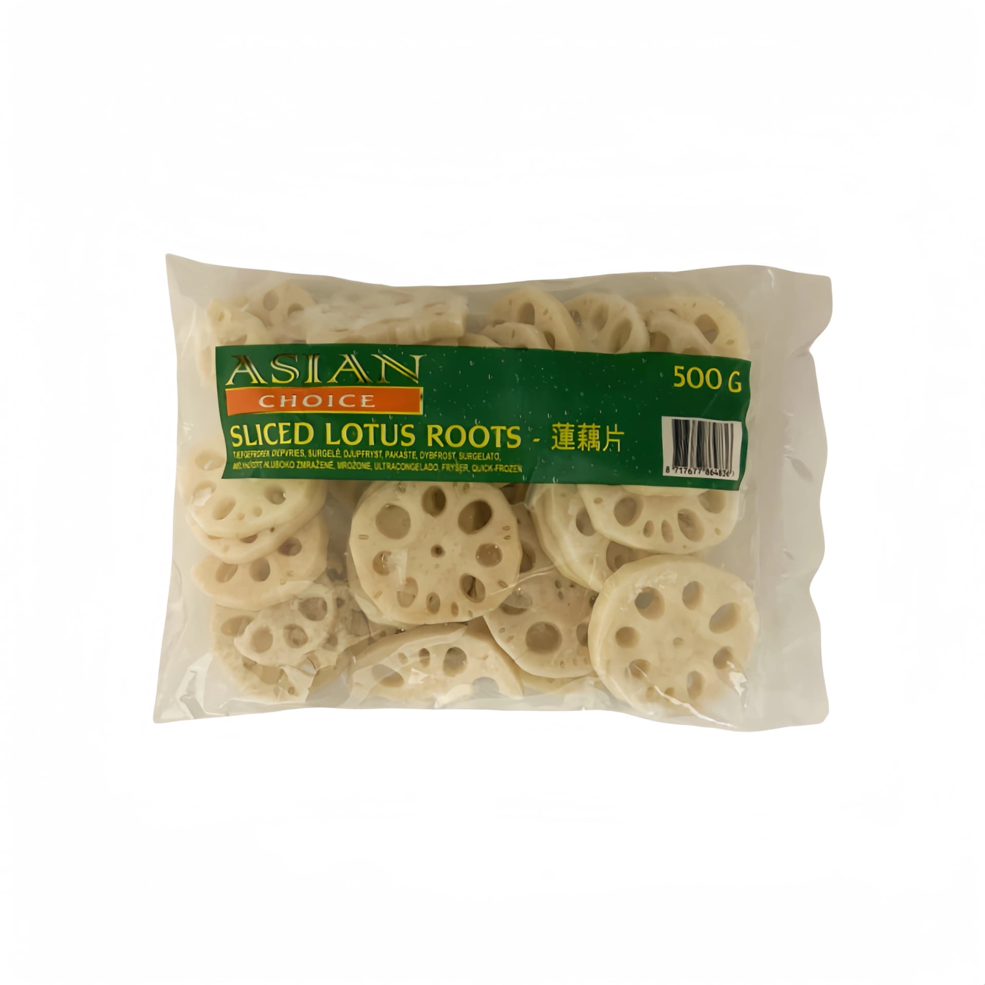 Lotusrot Skivad Fryst 500g Asian Choice Kina