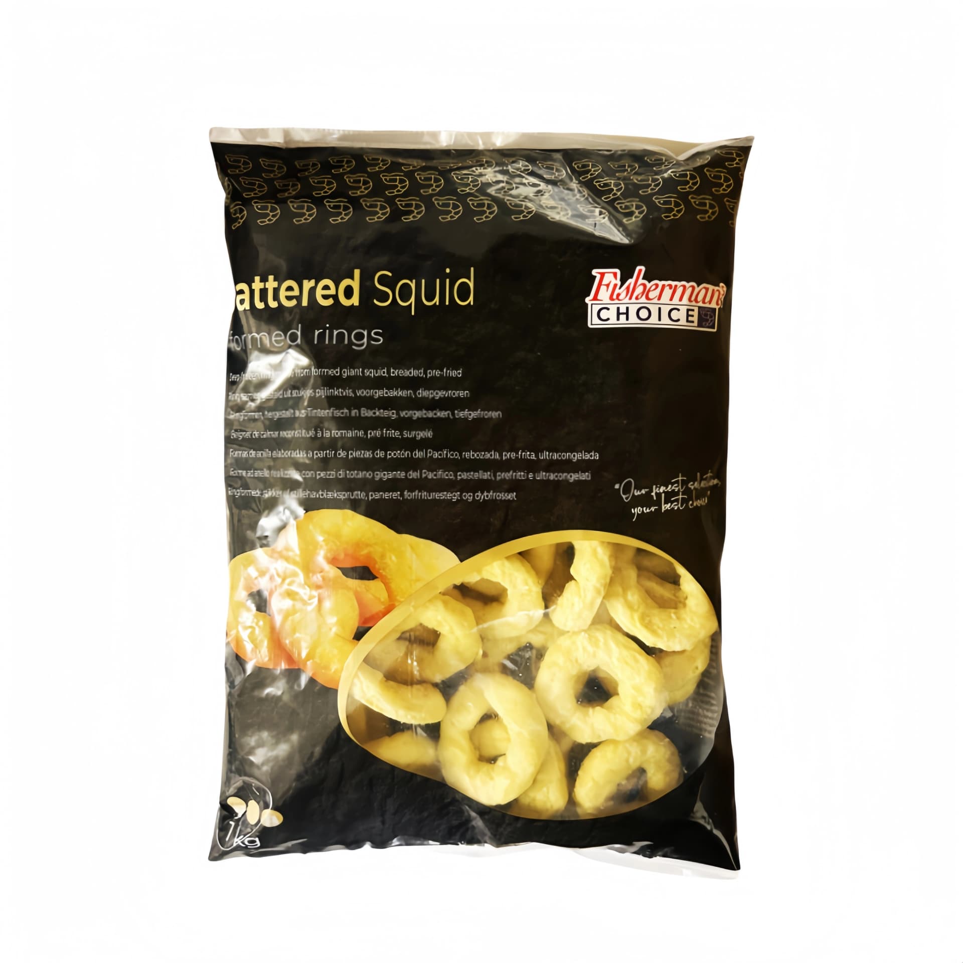 Tempura Bläckfisk Ringar Fryst 1kg Spanien