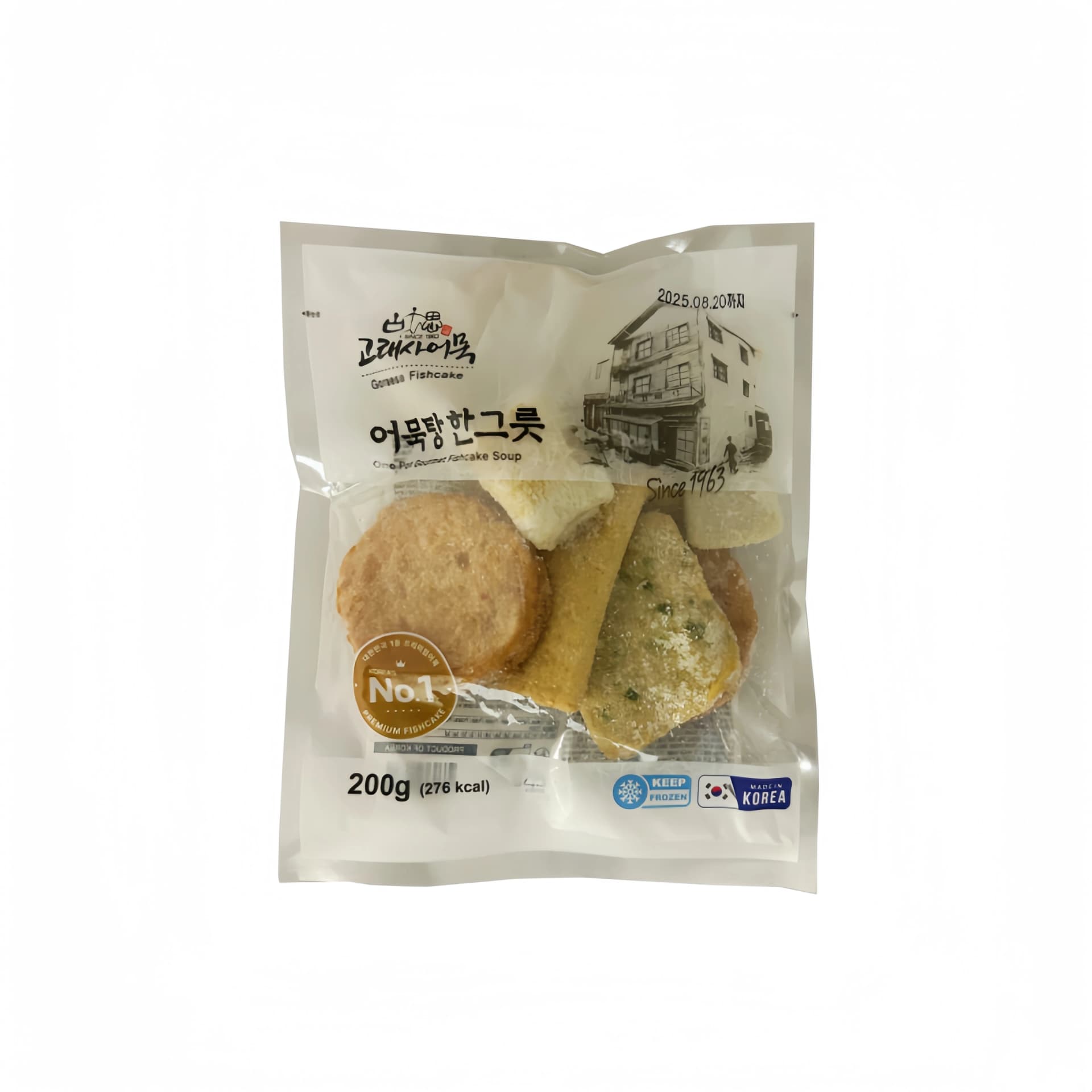 Fiskkaka Mix För Soppa Fryst 200g Goraesa Korean