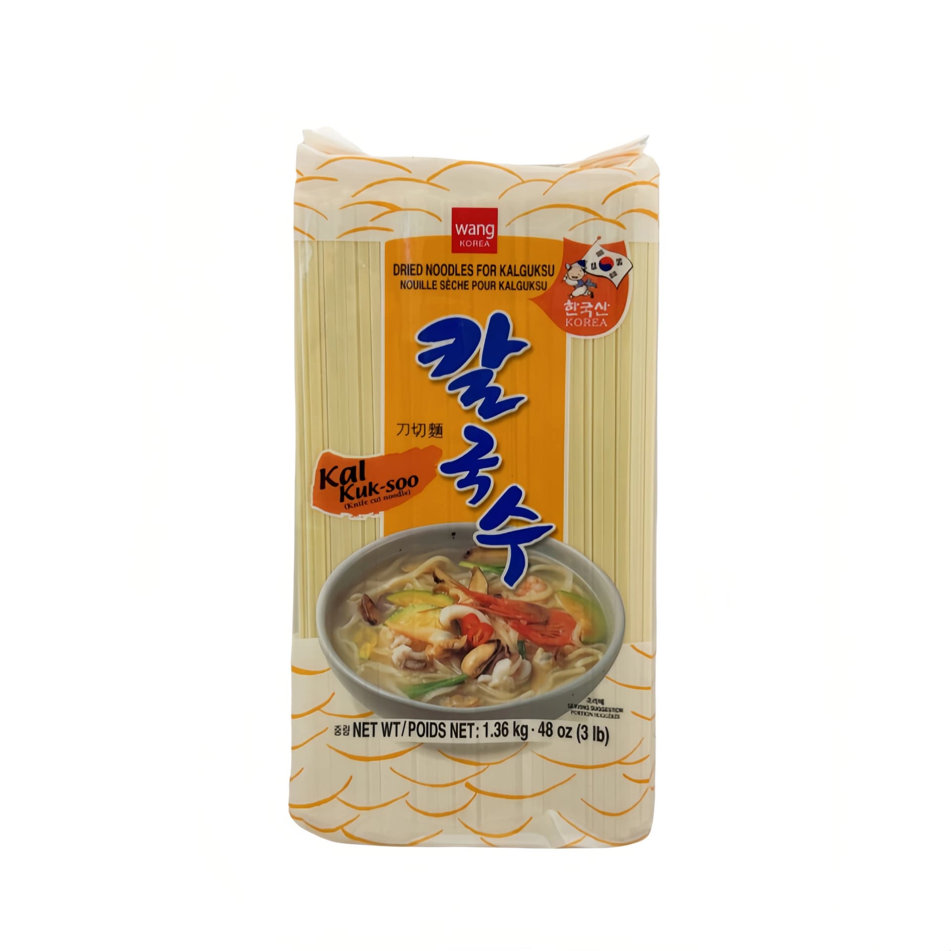 Nudlar Kalguksu 1.36kg Wang Korea