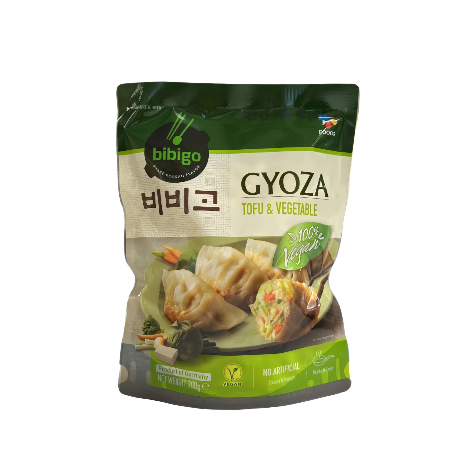 Gyoza Dumpling Tofu/Grönsaker Fryst 300g Bibigo Korea