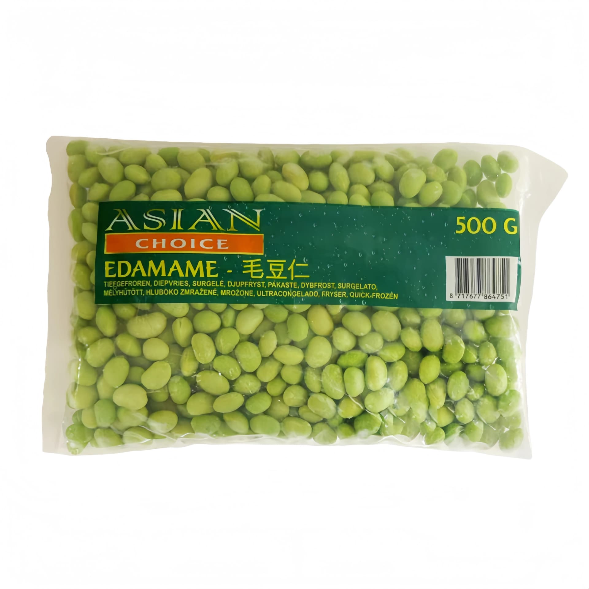 Edamame Sojabönor Utan Skal Fryst 500g Asian Choice Kina