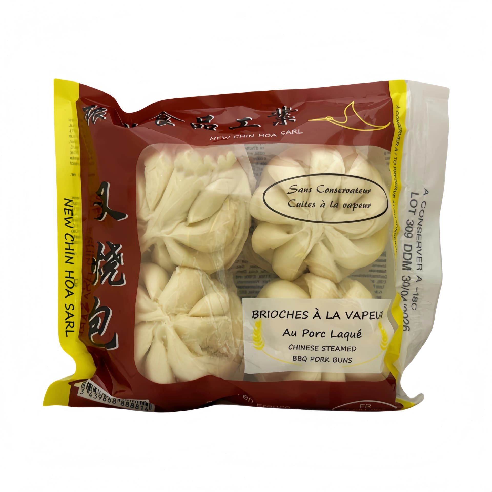 Cha Siu Bao Fryst 400g (4st) NCH Frankrike