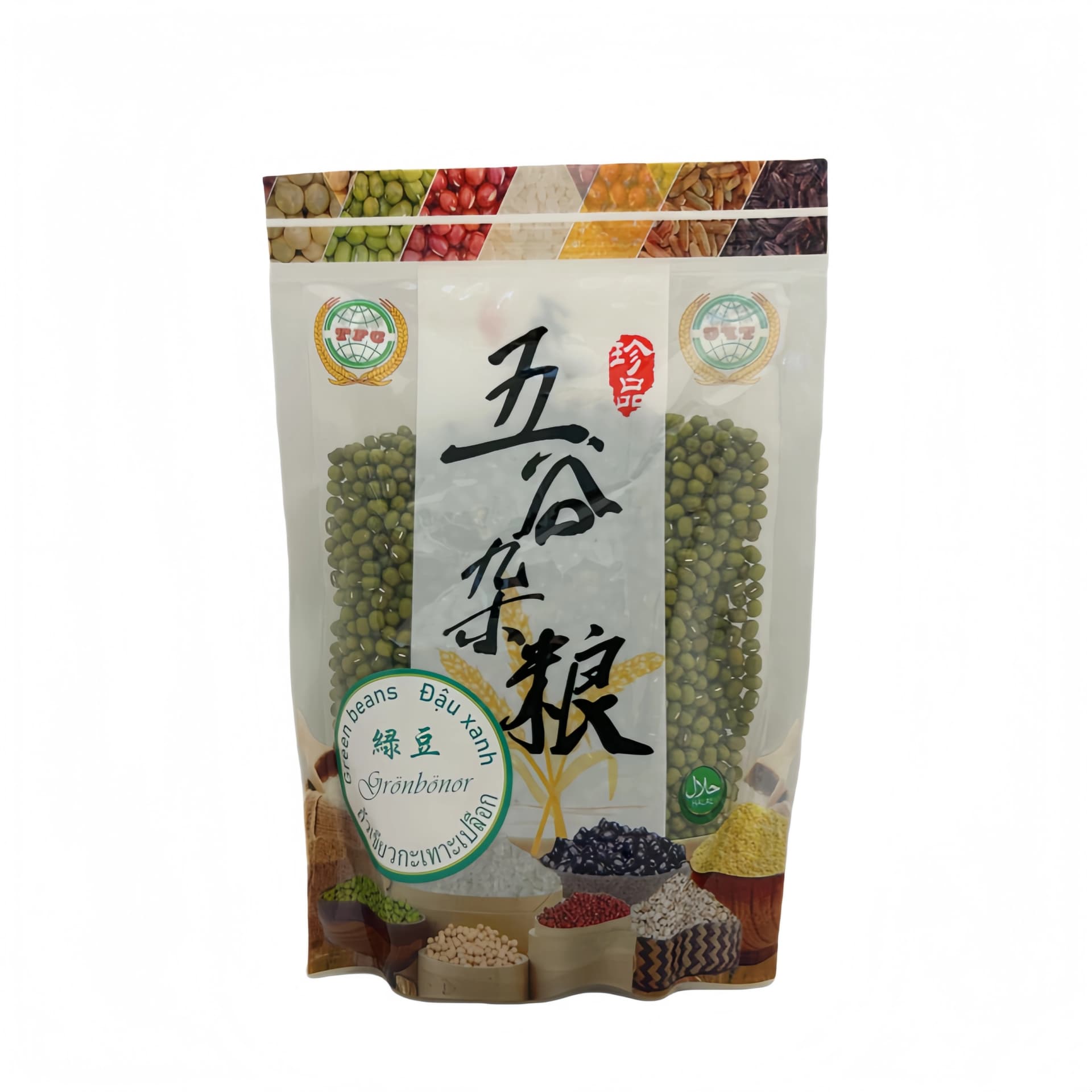 Grönabönor 300g Wu Gu Za Liang Kina