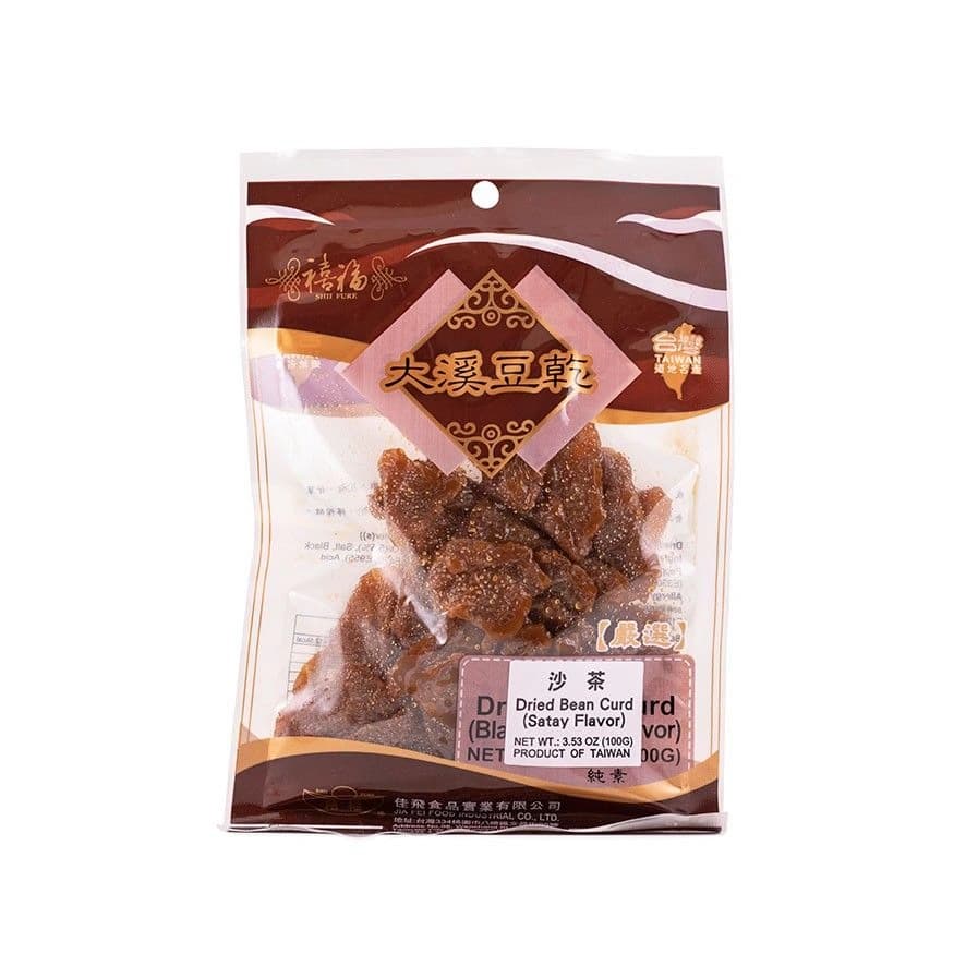Marinerad Torkad Tofu BBQ/Sate 100g Shii Fure Taiwan