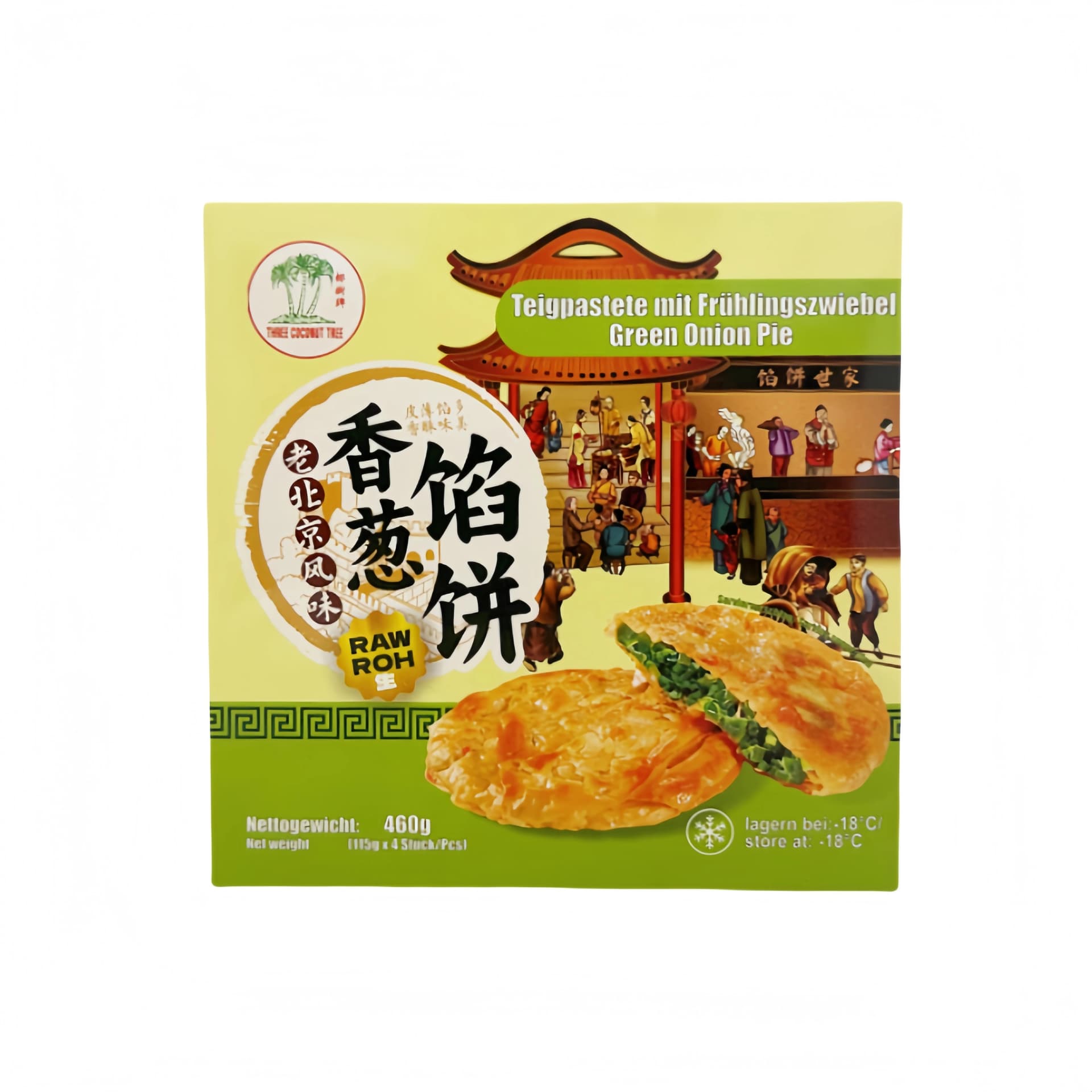 Pannkaka Med Salladslök Fyllning Peking Style Fryst 460g TCT Kina
