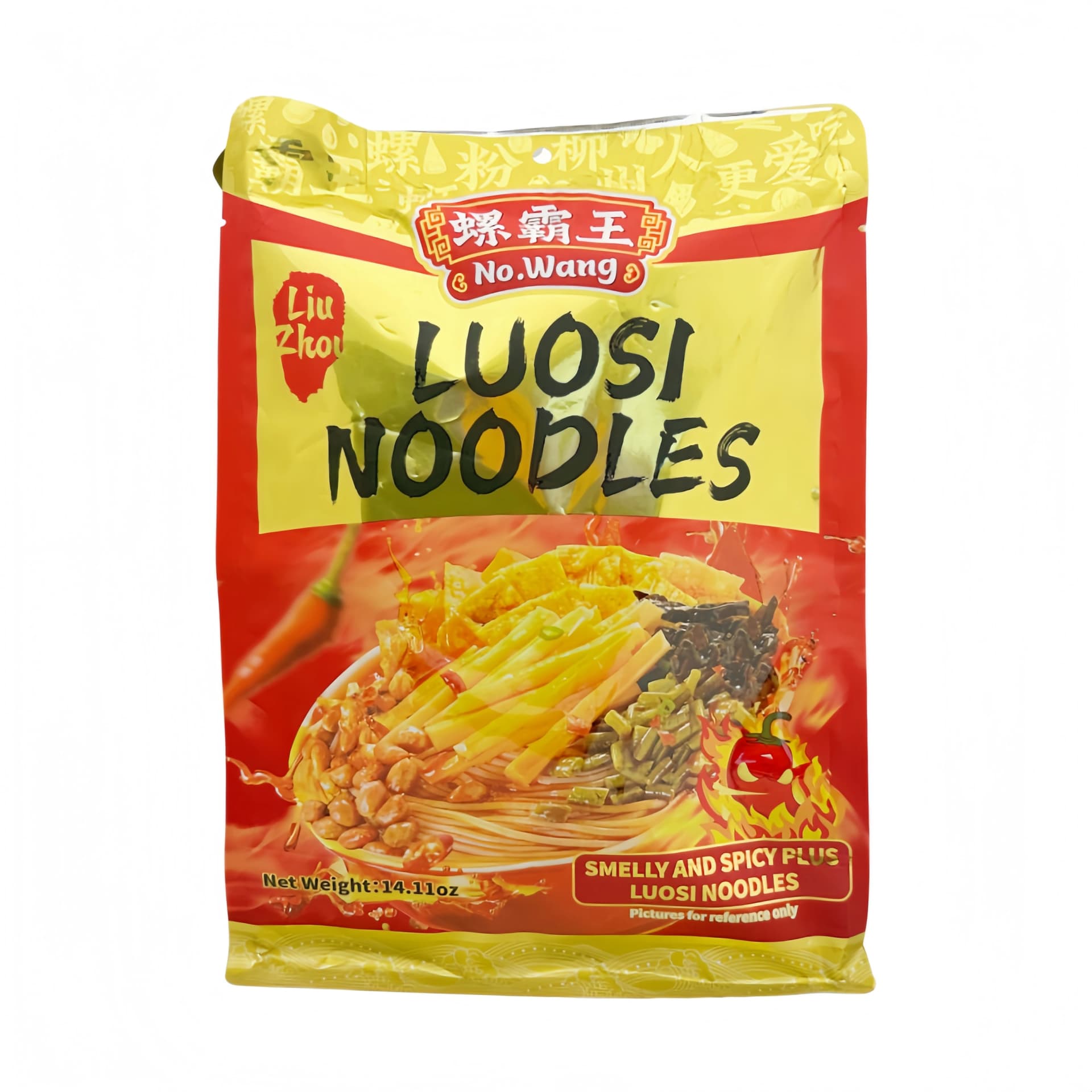 Risnudlar Med Super Stark / Luo Si 400g Luo Ba Wang Kina