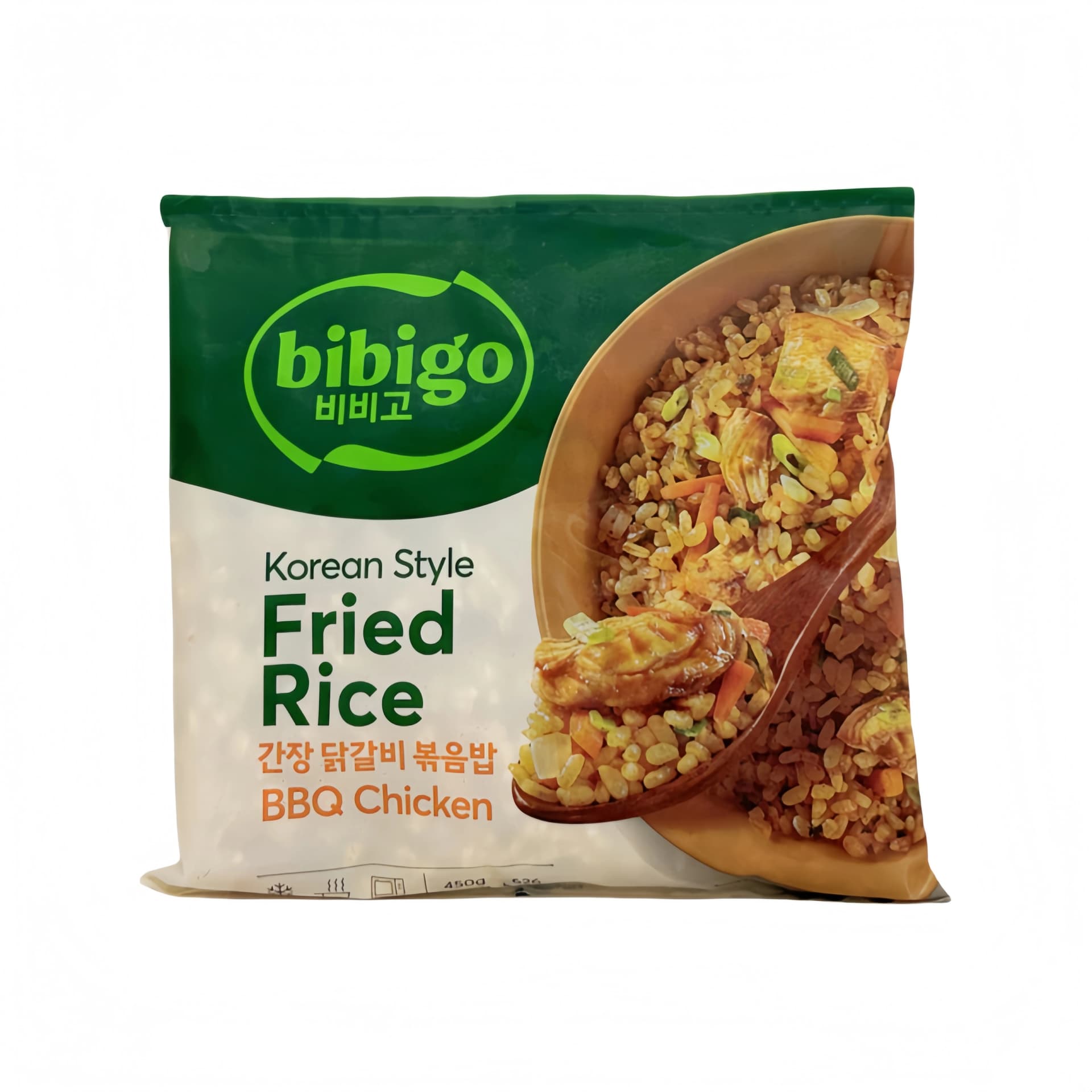 Stekt Ris Med BBQ Kyckling Koreansk Fryst 450g Bibigo Korea