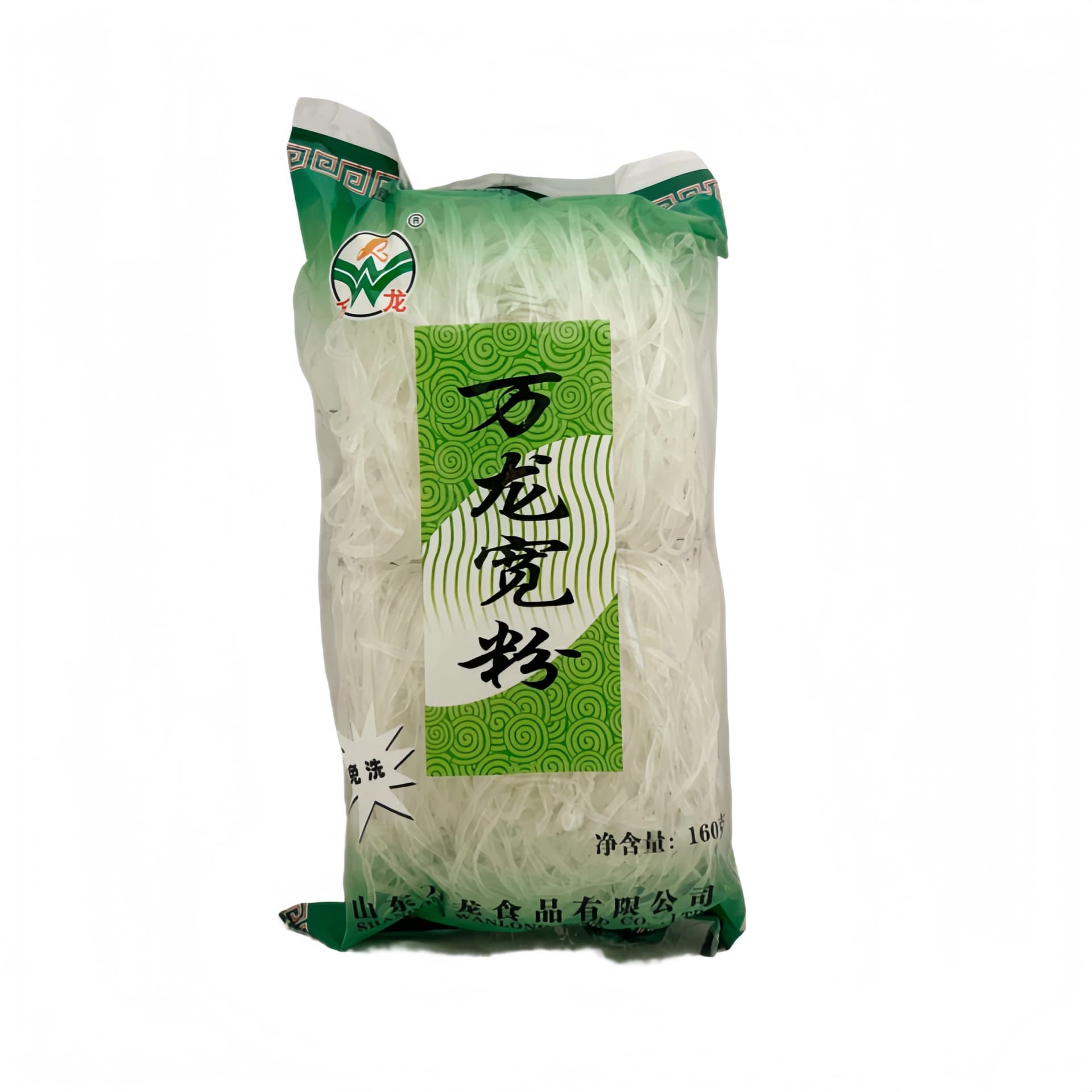 Nudlar Extra Tjocka Böntråda 160g Wan Long Kina