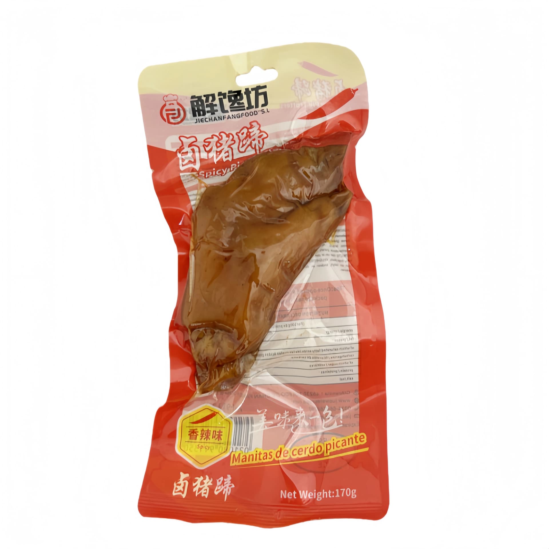 Marinerad Grisfötter Med Stark Smak 170g Jie Chan Fang Food Spain